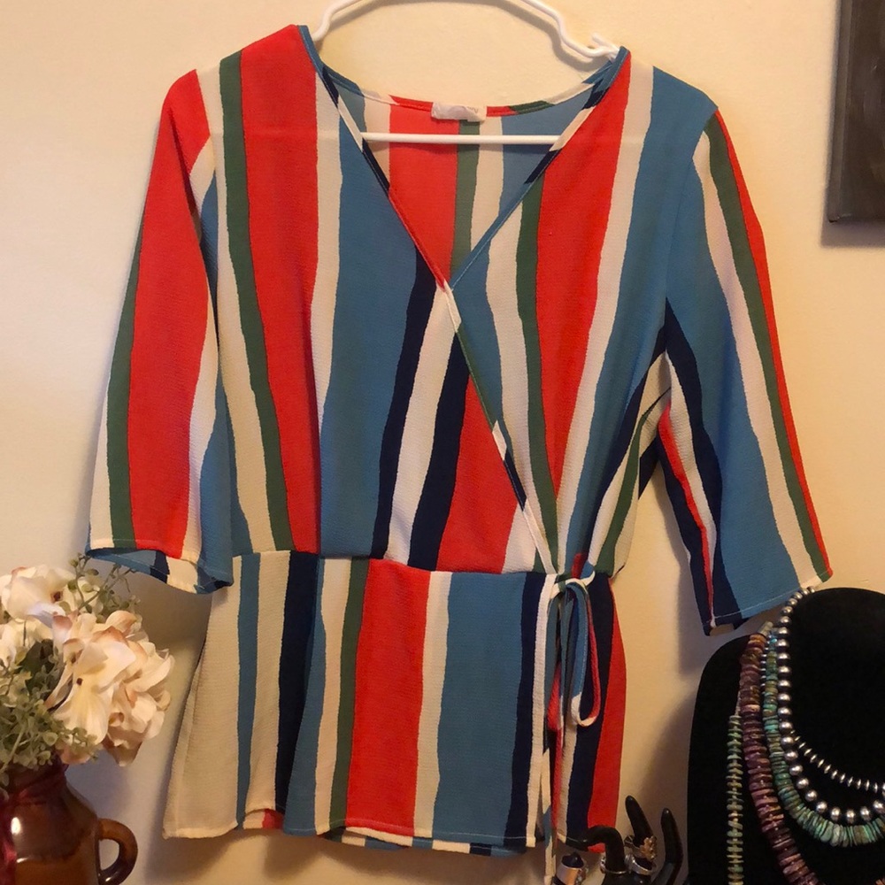 Striped Dress Top